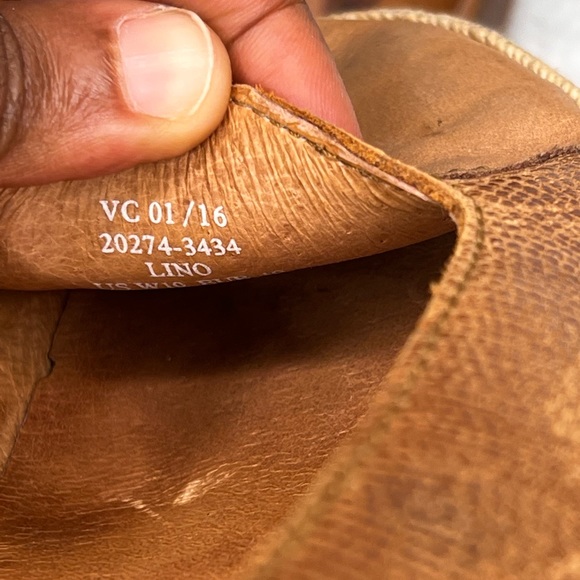 Olukai  Lino Brown Tan Leather  Slip On Women’s  Size 10 - Picture 5 of 5